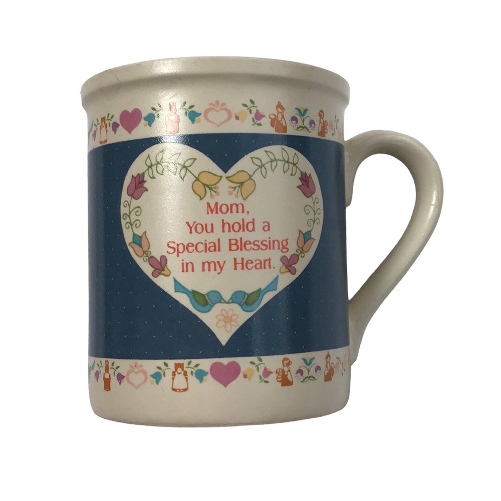 Enesco‎ Vintage Floral Mom You Hold A Special Blessing In My Heart Mug
